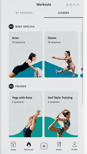 8fit workout& exercise fitness app