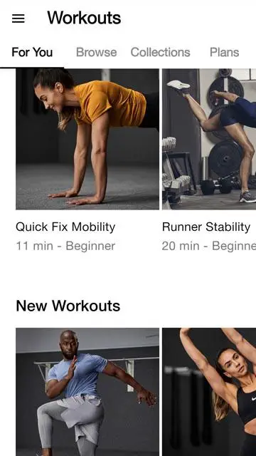 best fitness app for beginners nike training club